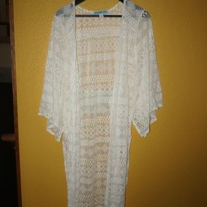 Bachelorette Festival Lace Coverup Tunic